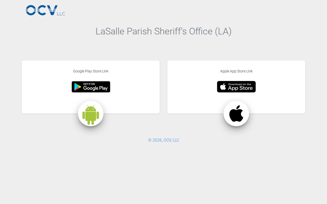 Official LaSalle Parish Sheriff app source for booking photo and release record checks